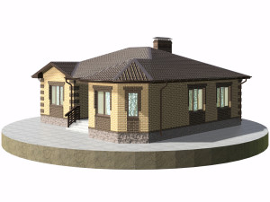 residential house bp-25 Modelo 3D