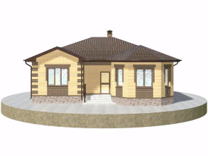 residential house bp-25 3D Model