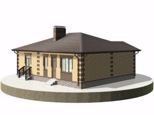 residential house bp-25 Modelo 3D