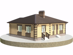 residential house bp-25 Modelo 3D
