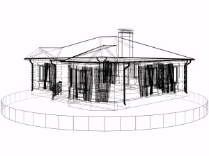 residential house bp-25 Modelo 3D