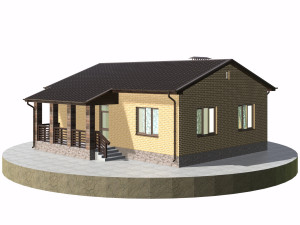 residential house bp-26 Modèle 3D