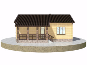 residential house bp-26 Modèle 3D