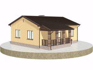 residential house bp-26 Modèle 3D