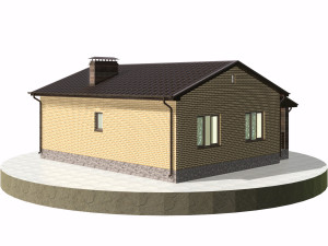 residential house bp-26 Modèle 3D