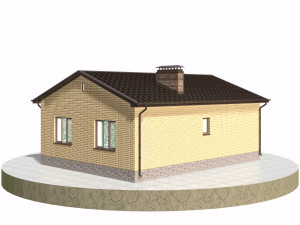 residential house bp-26 Modèle 3D