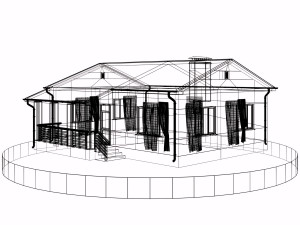 residential house bp-26 Modèle 3D
