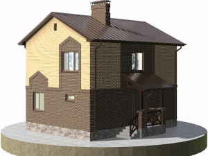 residential house bp-27 3D Model