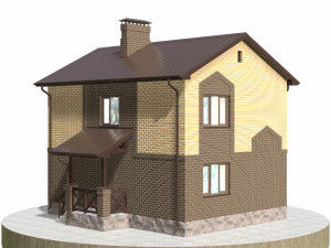 residential house bp-27 3D 模型