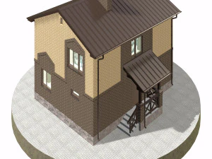 residential house bp-27 3D Model