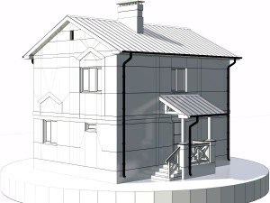 residential house bp-27 3D 模型