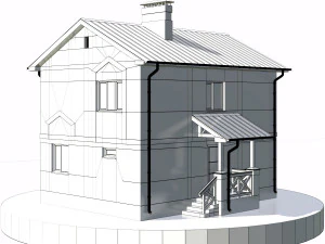 residential house bp-27 3D Model