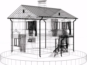 residential house bp-27 3D Model