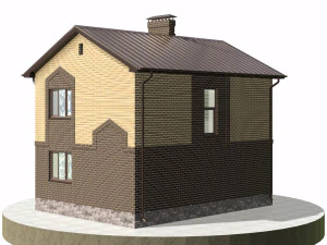 residential house bp-28 3D Model