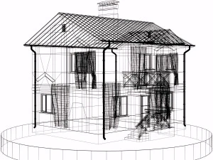 residential house bp-28 3D Model