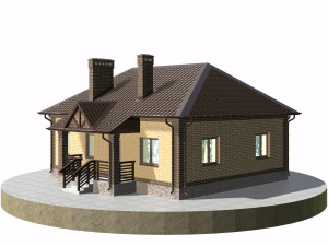 residential house bp-29 3D Model