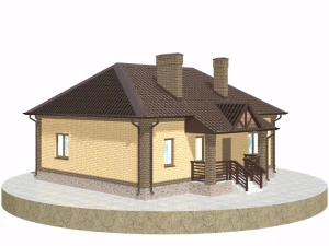 residential house bp-29 3D Model