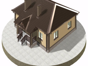 residential house bp-29 3D Model