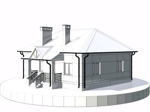 residential house bp-29 3D Model