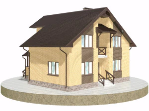 residential house bp-30 3D Model