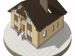 residential house bp-30 3D Model