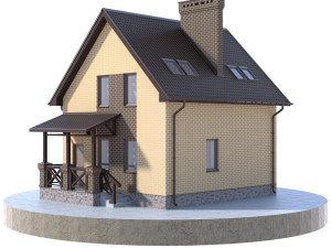 residential house bp-31 3D 모델