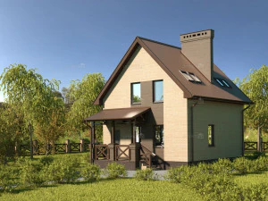 residential house bp-31 3D Model