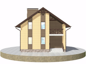 residential house bp-32 Modelo 3D