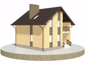residential house bp-32 Modelo 3D