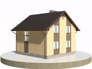 residential house bp-32 Modelo 3D