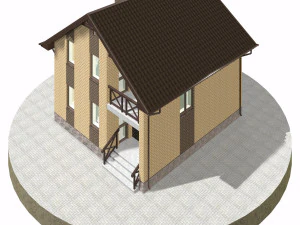 residential house bp-32 3D Model
