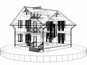 residential house bp-32 Modelo 3D