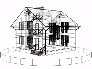 residential house bp-32 3D Model