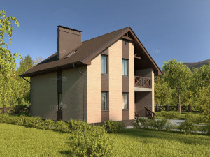 residential house bp-32 Modelo 3D