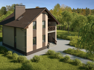 residential house bp-32 Modelo 3D