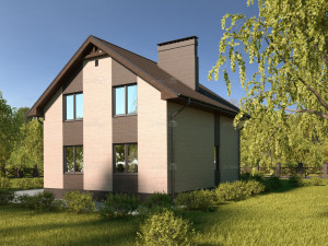 residential house bp-32 Modelo 3D