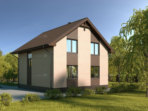 residential house bp-32 Modelo 3D