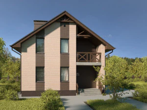 residential house bp-32 3D Model