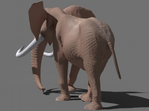 cartoon elephant 3D-Modell