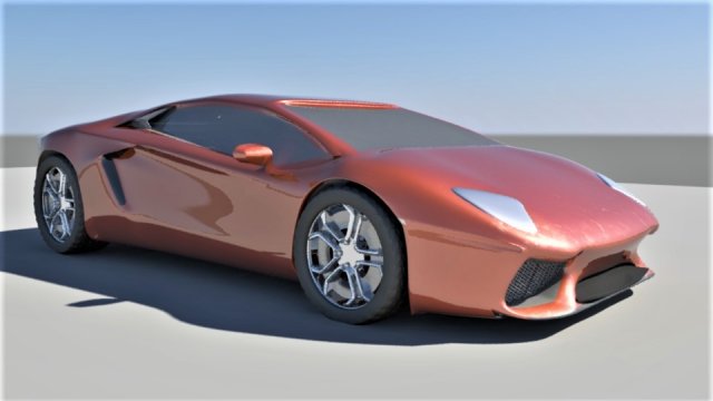 lamborghini the car 3D Model .c4d .max .obj .3ds .fbx .stl .blend 