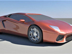 lamborghini the car 3D Model