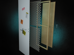 door porte texture 3D Model