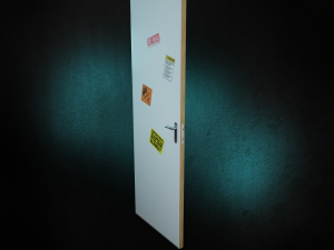 door porte texture Modelo 3D