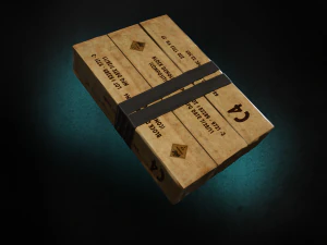 bombe c4 minuterie variable Modèle 3D