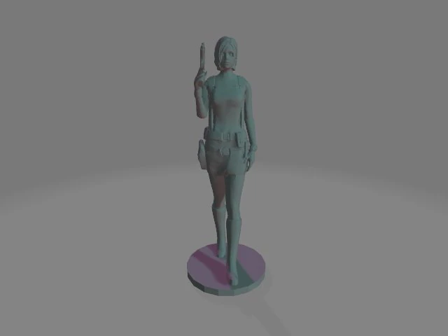 jill valentine 3D Print Model .c4d .max .obj .3ds .fbx .stl .blend 