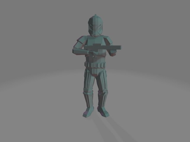 clone low poly Model Cetak 3D .c4d .max .obj .3ds .fbx .stl .blend 