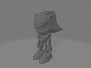 metal sonic 3D Print Model