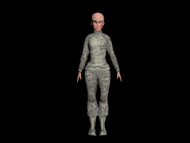 jijane 3D Модель .c4d .max .obj .3ds .fbx .stl .blend 