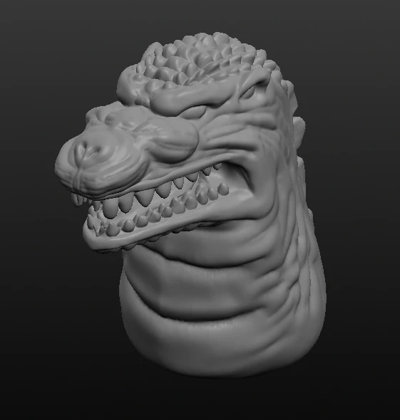 Godzilla 3D मॉडल .c4d .max .obj .3ds .fbx .stl .blend 