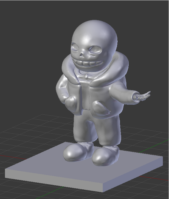 Sans Undertale Character 3D model 3D printable